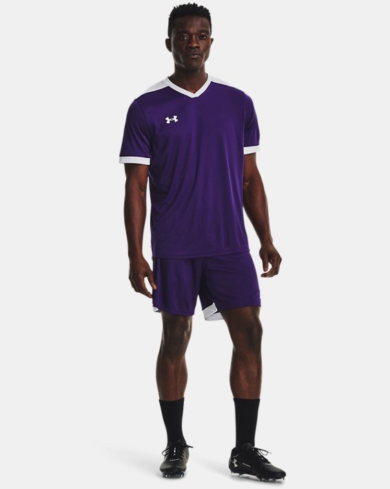 Men's UA Maquina 3.0 Shorts in Purple image number 2